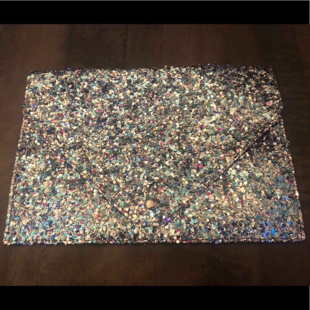 Glitter Envelope Clutch